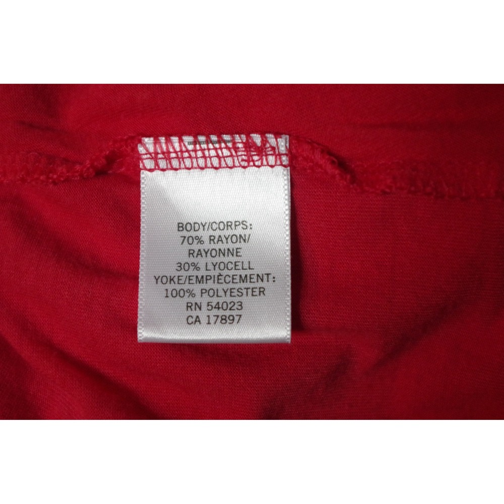 Banana Republic XS Red Sleeveless Cutout Neckline Keyhole Back Blouse - Picture 5 of 5